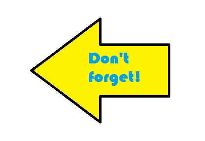 Don't forget